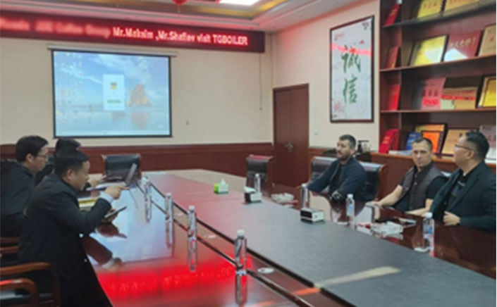 Warmly Welcome Russia Buyer Mr. Maksim And Mr. Shaflev Visit TGBOILER