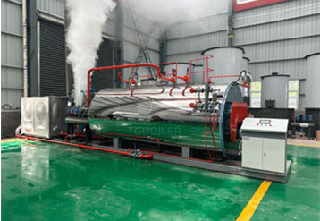 One Set Skid-Mounted Type 3TON/H Steam Boiler Was Used In Iraq