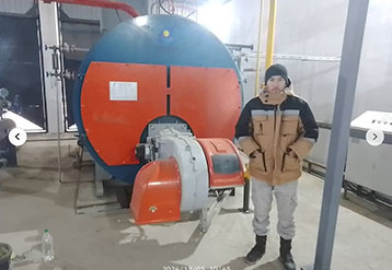 One Set 5 TON/H Gas-fired Steam Boiler Successfully Finished The Installation in Uzbekistan