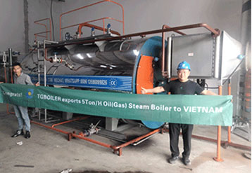 TGBOILER Sends Engineer to Vietnam to Install WNS5-1.25-Y(Q) 5TONS/H Oil Steam Boiler