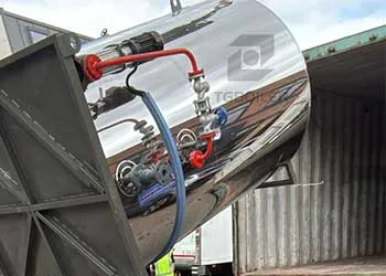the second set of gas-fired steam boilers ordered by the customer has arrived in uk