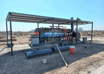 tgboiler 2 ton/h oil steam boiler was installed in iraq