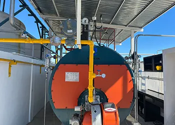 3tons/h horizontal oil/gas boiler was installed in mexico