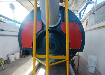 3tons/h horizontal oil/gas boiler was installed in mexico