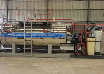 1-ton horizontal oil-gas boiler will ship to trinidad