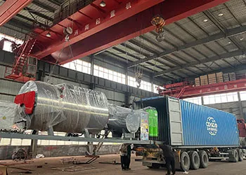 one set 5ton oil/gas-fired steam boiler will ship to kazakhstan