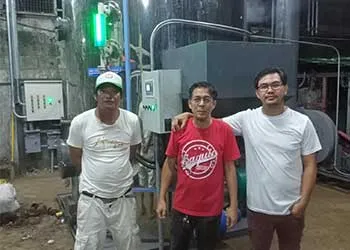 tgboiler lhg2 vertical biomass steam boiler has been successfully delivered to the philippines