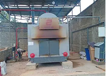 TGBoiler DZH2 Biomass Steam Boiler is Operating in Kenya