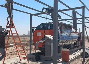 2000kg/h oil-fired steam boiler used for cement curing