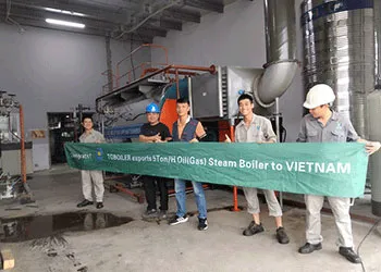 5000kg oil steam boiler delivered in vietnam