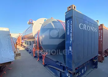 3000000kcal/h gas-heating thermal oil boiler to vietnam for rubber plant