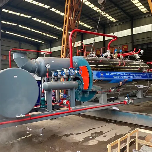 skid mounted horizontal steam boiler