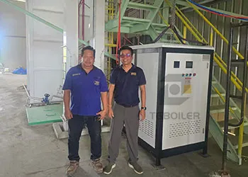300 kg/h electric steam boiler project in thailand