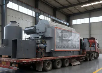 4 ton dzl biomass steam boiler exported to russia