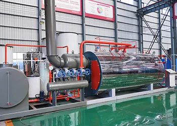 Skid-mounted natural gas steam boiler manufactured by Henan Taiguo Boiler Manufacturing Co., Ltd.