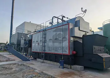 6 t/h coal fired steam boiler installed at a cement plant in kazakhstan