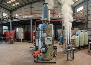 TGBOILER 300kg/h vertical natural gas steam generator for Uzbekistan dairy plant