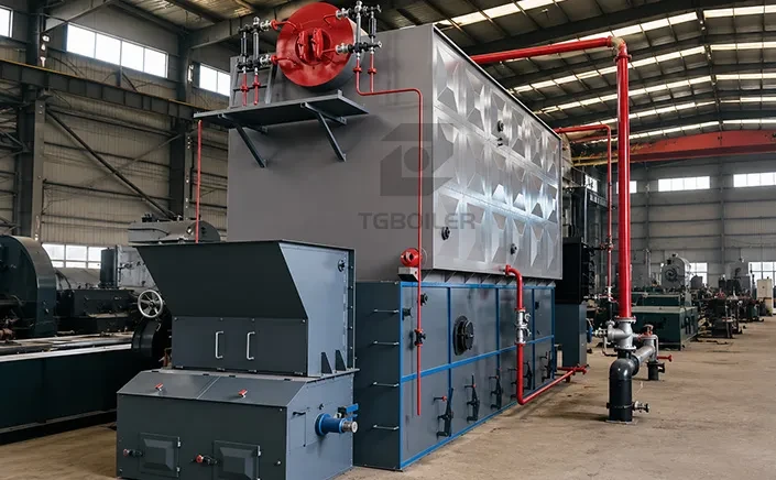 8 ton Horizontal Double-Drum Chain Grate Boiler Successfully Completed, Set to Be Shipped to Kazakhstan