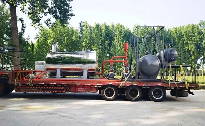 1,800 kW Gas Fired Thermal Oil Heater Boiler Exported to the Philippines