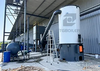 700 kW Vertical Biomass Thermal Oil Boiler Used in a Plywood Processing Plant (2).webp