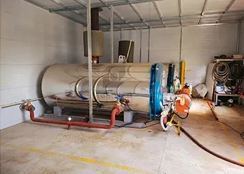 Two Gas-Fired Hot Water Boilers Deployed in a Greenhouse Heating Project in Turkmenistan (1).webp