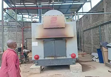 TGBoiler DZH2 Biomass Steam Boiler is Operating in Kenya