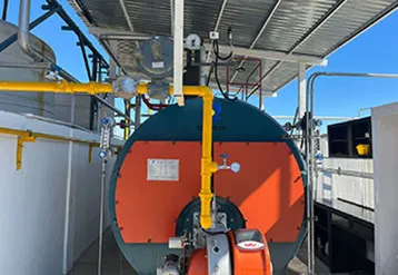 TGBOILER WNS3-1.25-Y(Q) 3TONS/H Horizontal Oil&Gas Boiler was installed in Mexico