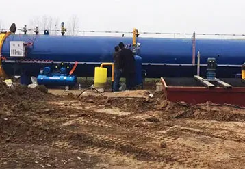 The new installed timber treatment cylinder DN1.8-15 (φ1800mm, length 15000mm) in China