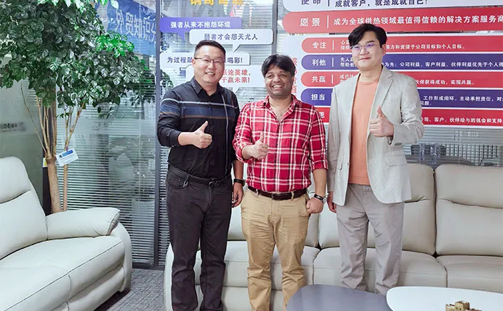 Bangladeshi clients visited TGBOILER's International Business Division and discussed boiler cooperation