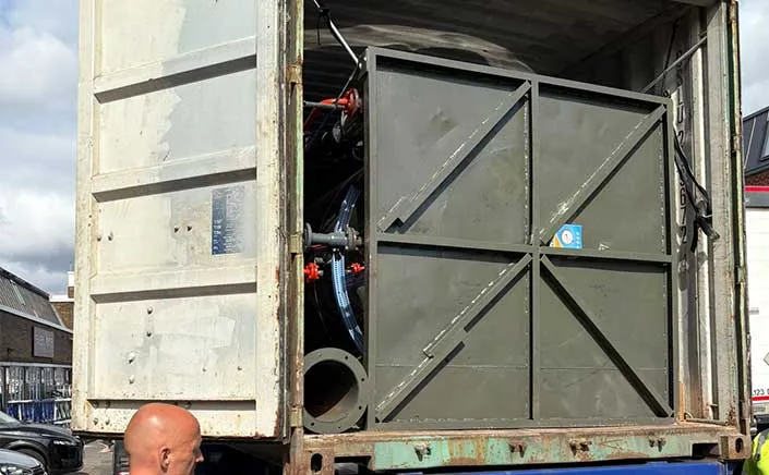 The Second Set 1,000 kg/h Gas-Fired Steam Boiler Procured By The UK Client Successful Delivered