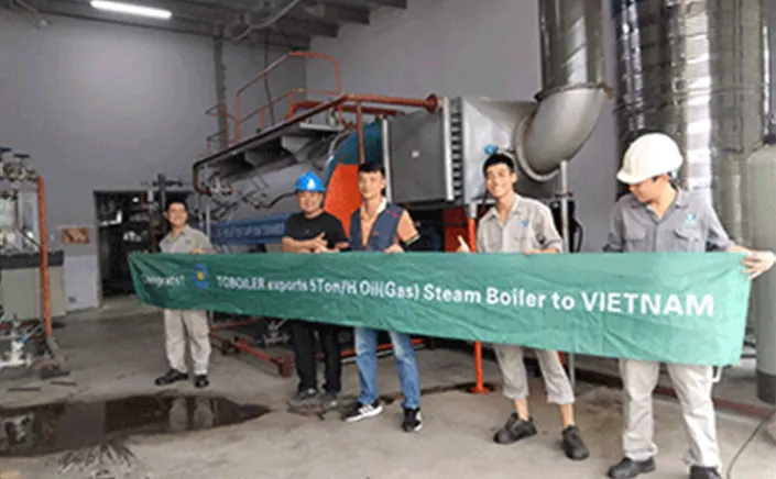 TGBIOLER® Installing 5ton/h Oil Steam Boiler in Vietnam