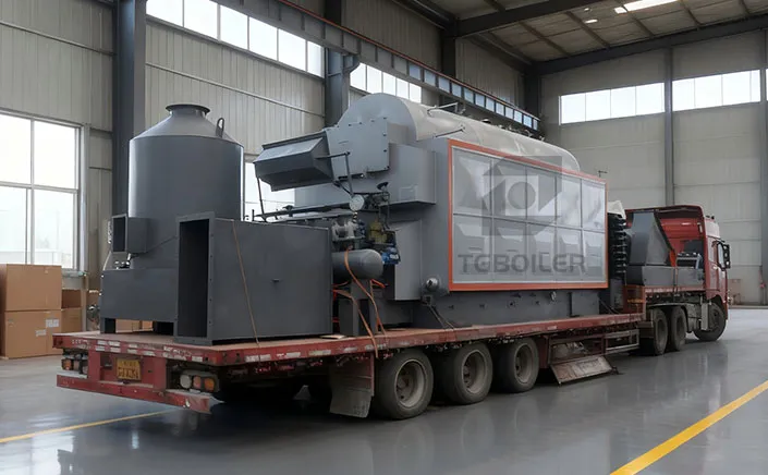 4 Ton DZL Biomass Steam Boiler Exported to Russia
