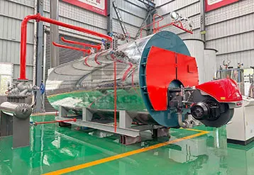 6 Ton Automatic Dual Fuel Steam Boiler for Meat Processing Plant