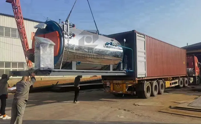 TGBOILER is Shipping a WNS3-1.25-Y(Q) Steam Boiler to Mexico, for Food Processing Plant
