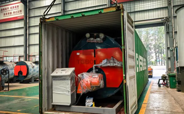 WNS3-1.25-Y(Q), 3 Ton Diesel Fired Steam Boiler Shipped to Colombia