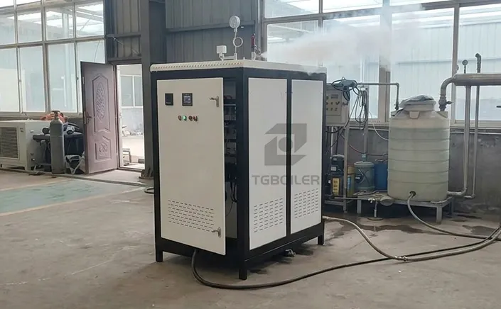 Ready for Shipment: 144 KW Electric Steam Boiler for a garment factory Project in Qatar